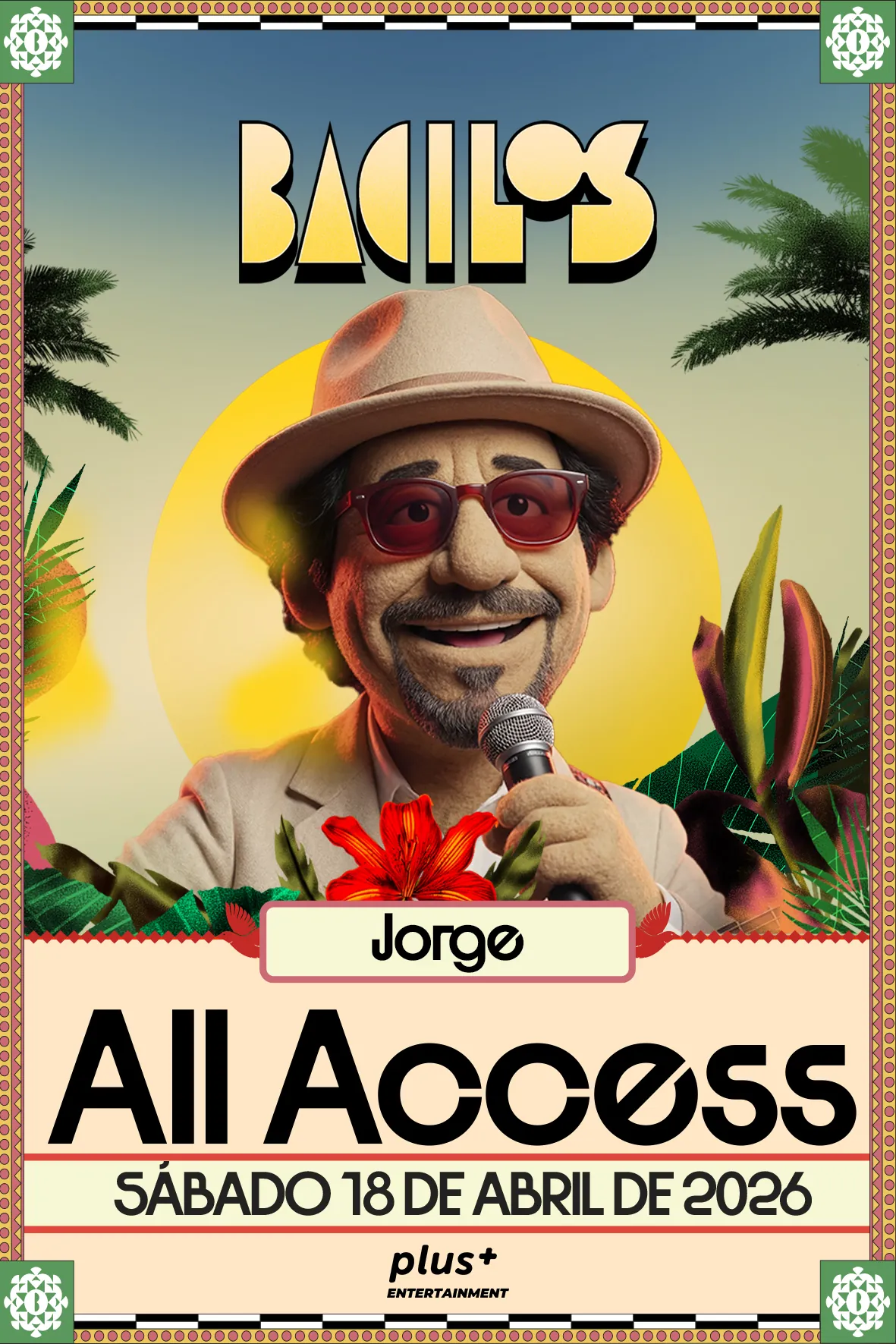 Diseño de pase All Access para Bacilos