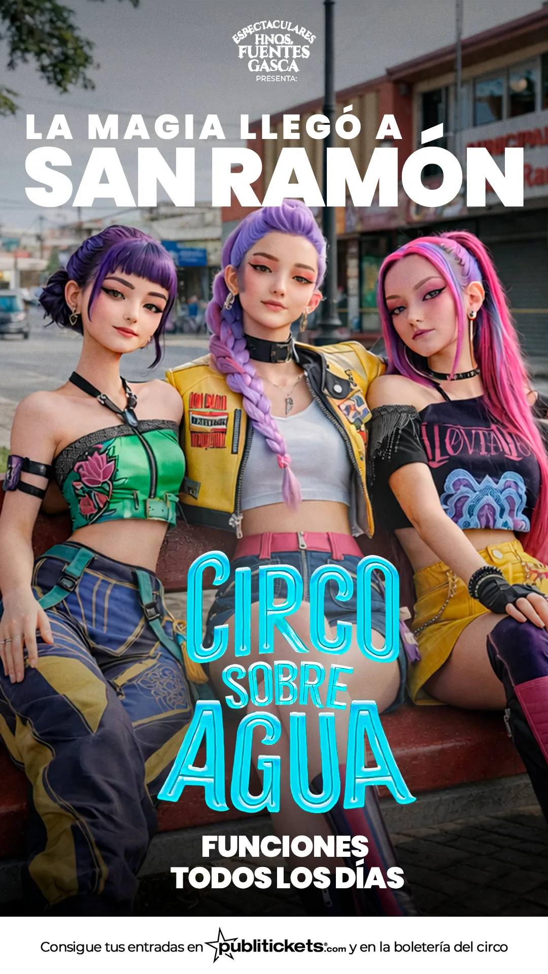 Pieza de funciones diarias del Circo sobre Agua