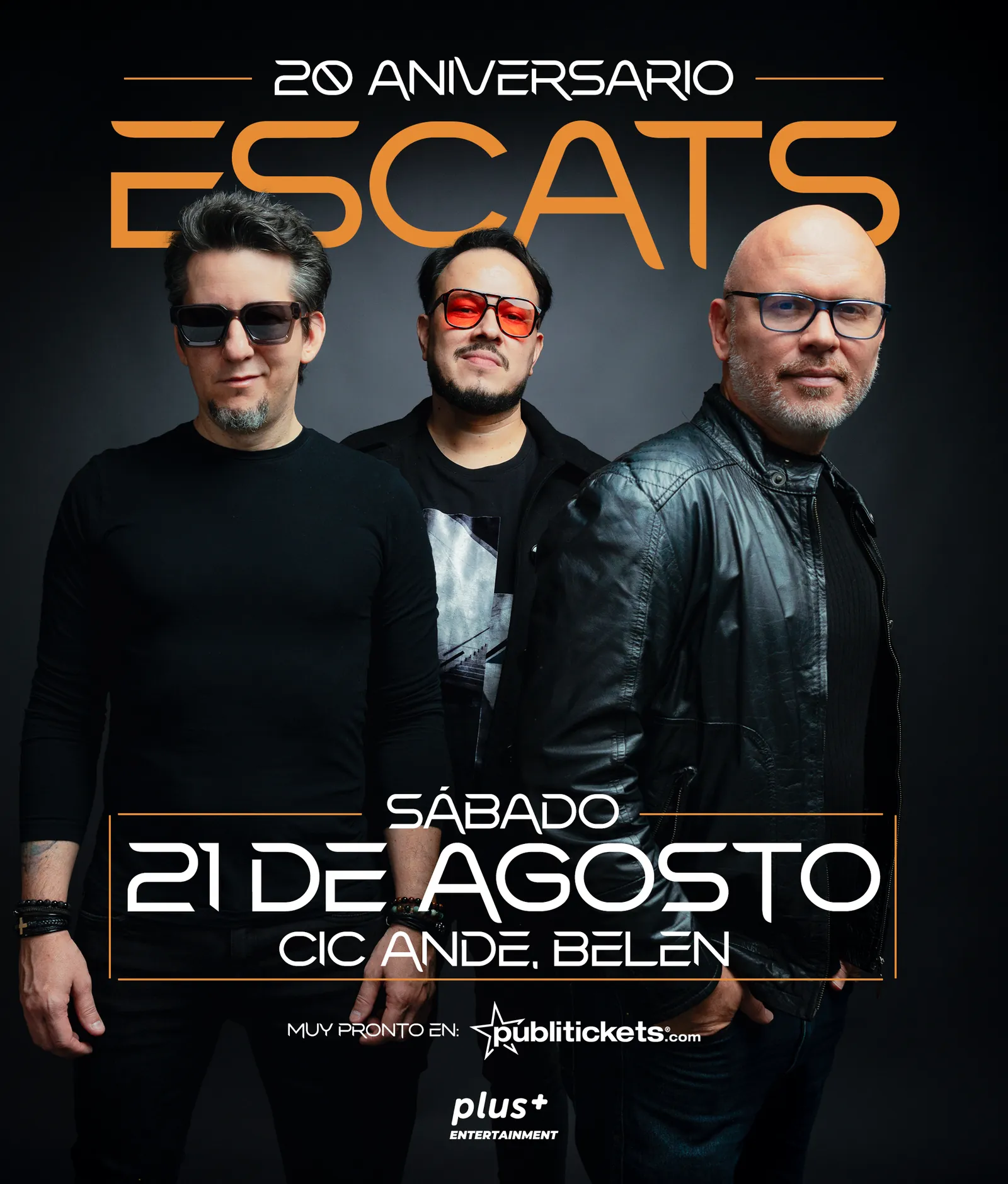 Afiche del concierto de aniversario de Escats