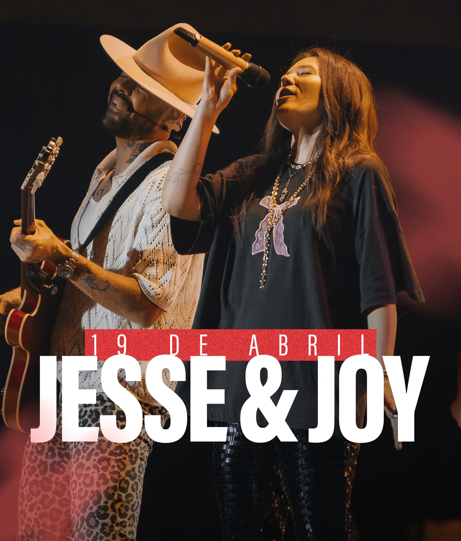 Pieza digital del concierto de Jesse y Joy